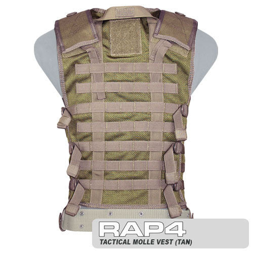 TAN MOLLE Tactical Vest