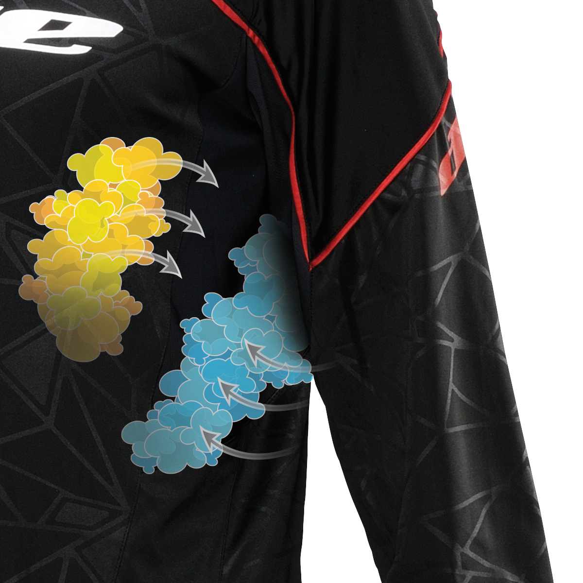 Ultralite Jersey - Black / Red