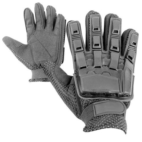 Valken Field Hardback Full Finger Gloves - Black - Medium
