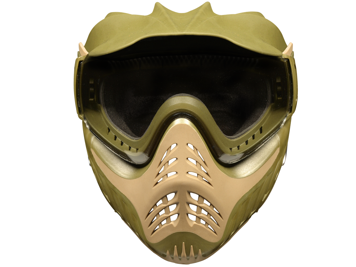 V-Force Profiler Paintball Mask - Dual Olive Drab / Tan