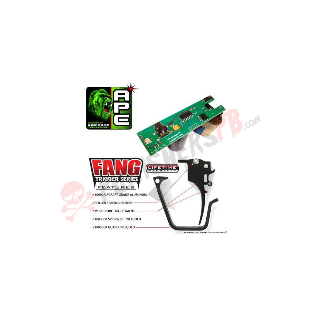 APE Rampage Board for the Tippmann Phenom with TechT Fang Trigger
