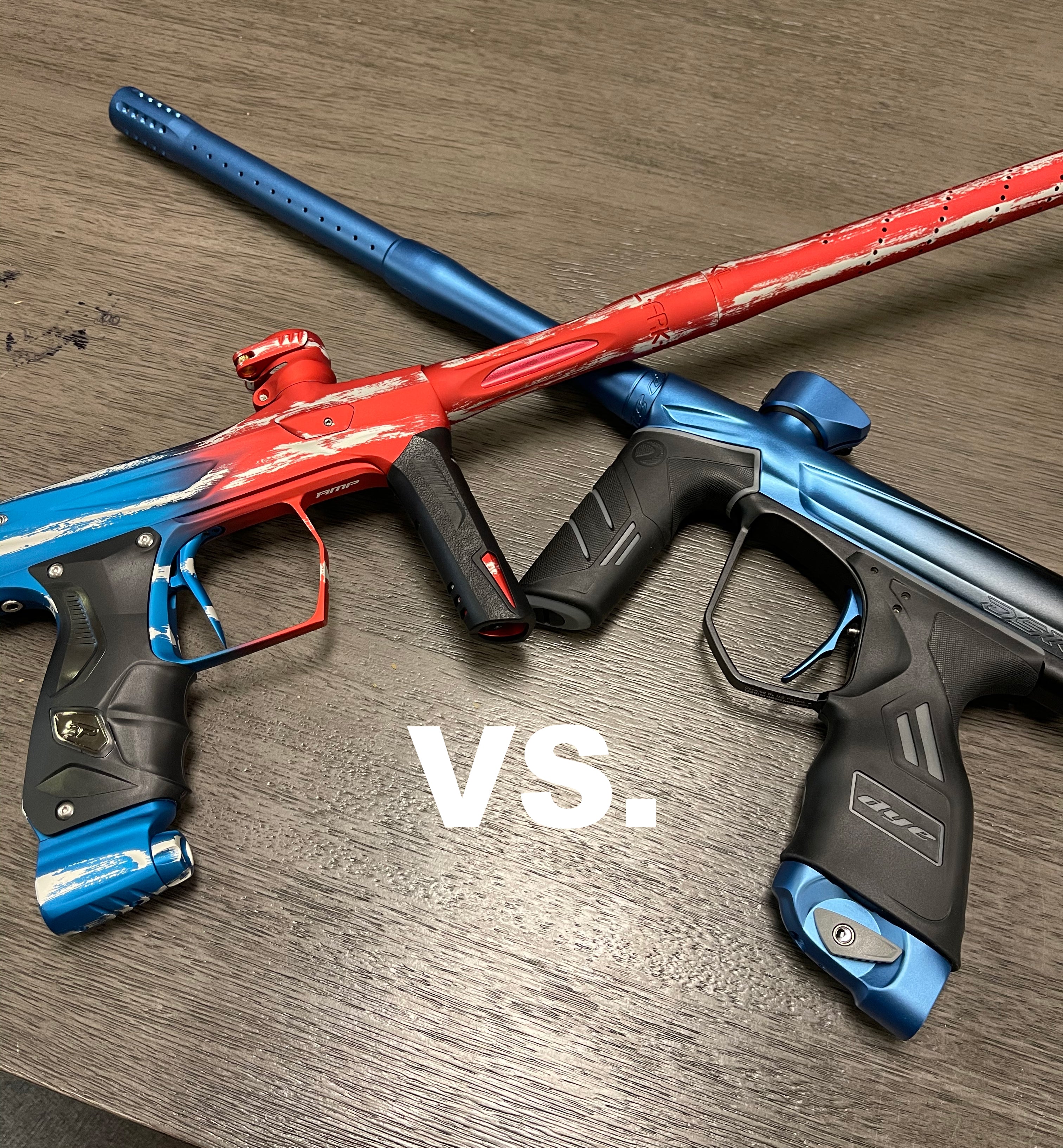 Shocker Amp vs. Dye DSR Paintball Gun