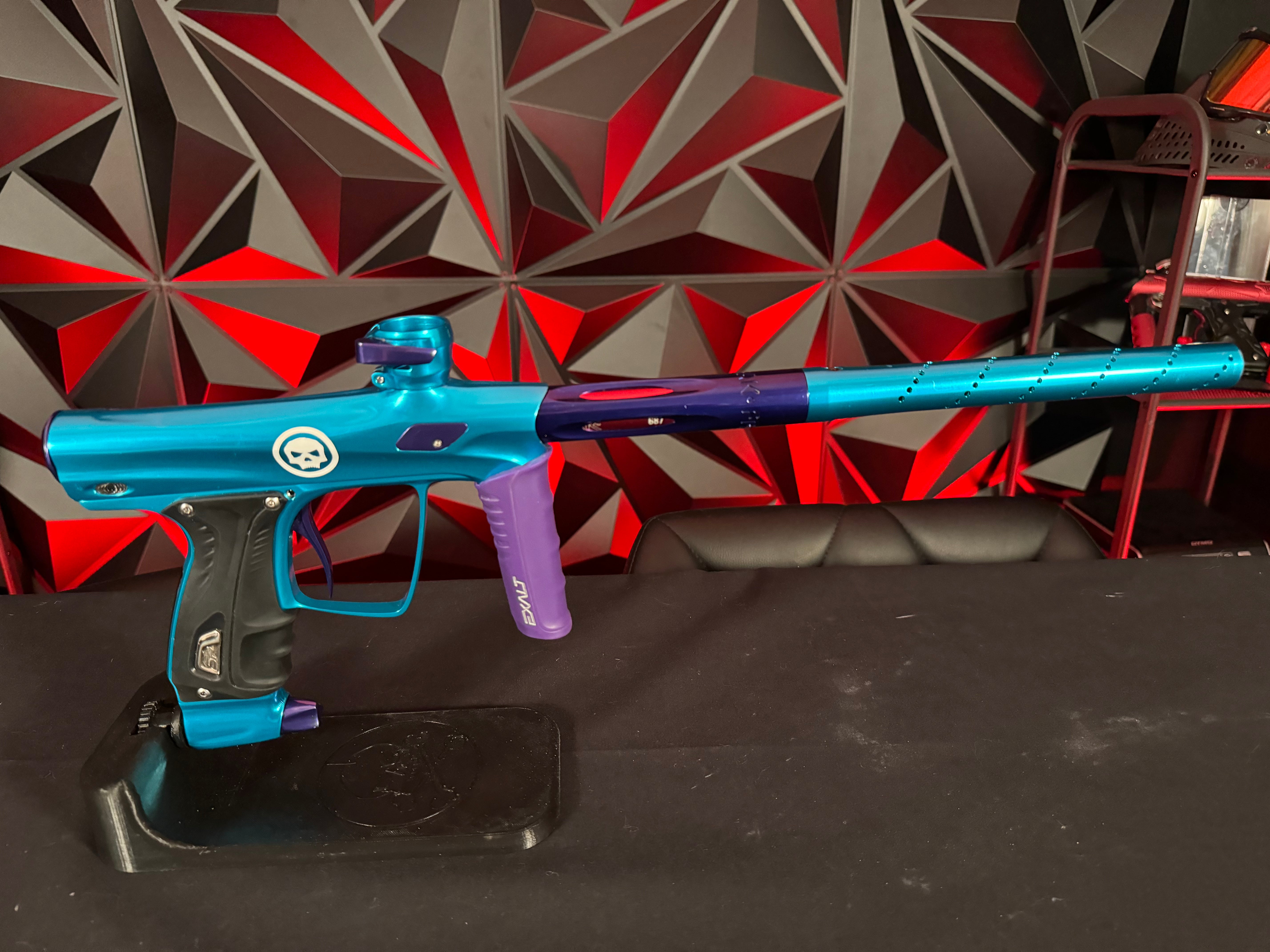 Shocker RSX Paintball Marker - Gloss Teal/Purple