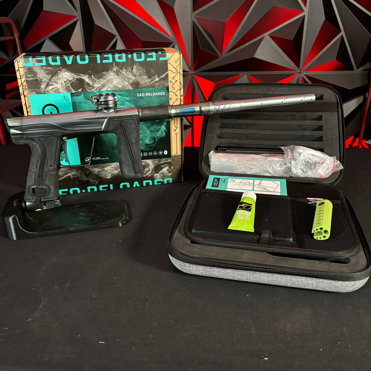 Used Planet Eclipse Geo R5 Paintball Gun - Resilience (Graphite/Britis