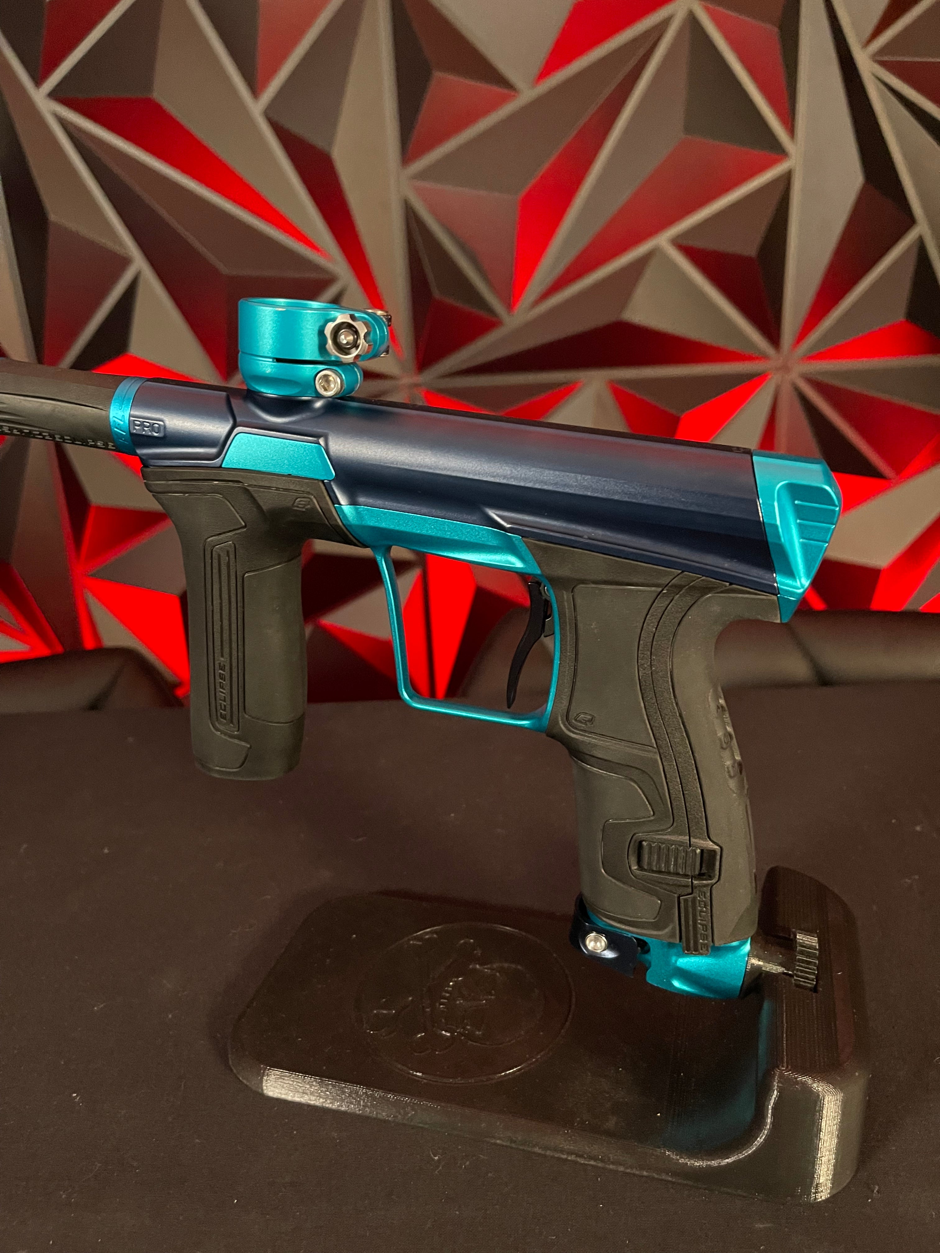 Blue Gun Cs2 Used CS2 Pro Paintball Gun - Blue/Teal w/ 4 FL Backs – Punishers Paintball