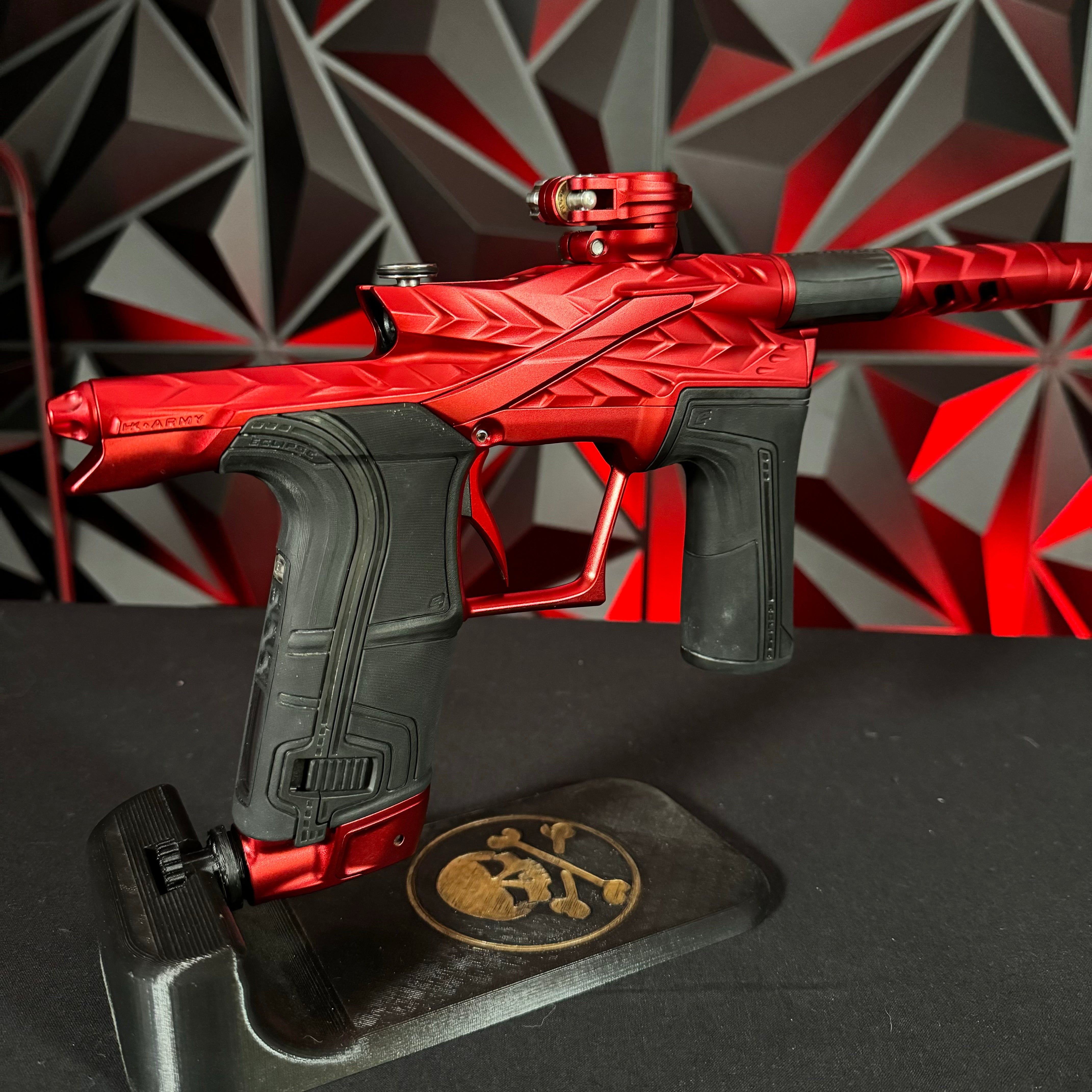 Used HK Army/Planet Eclipse LV2 Fossil Paintball Gun - Dust Red w/ Scy