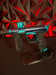Used CS2 Pro Paintball Gun - Blue/Teal w/ 3 FL Backs
