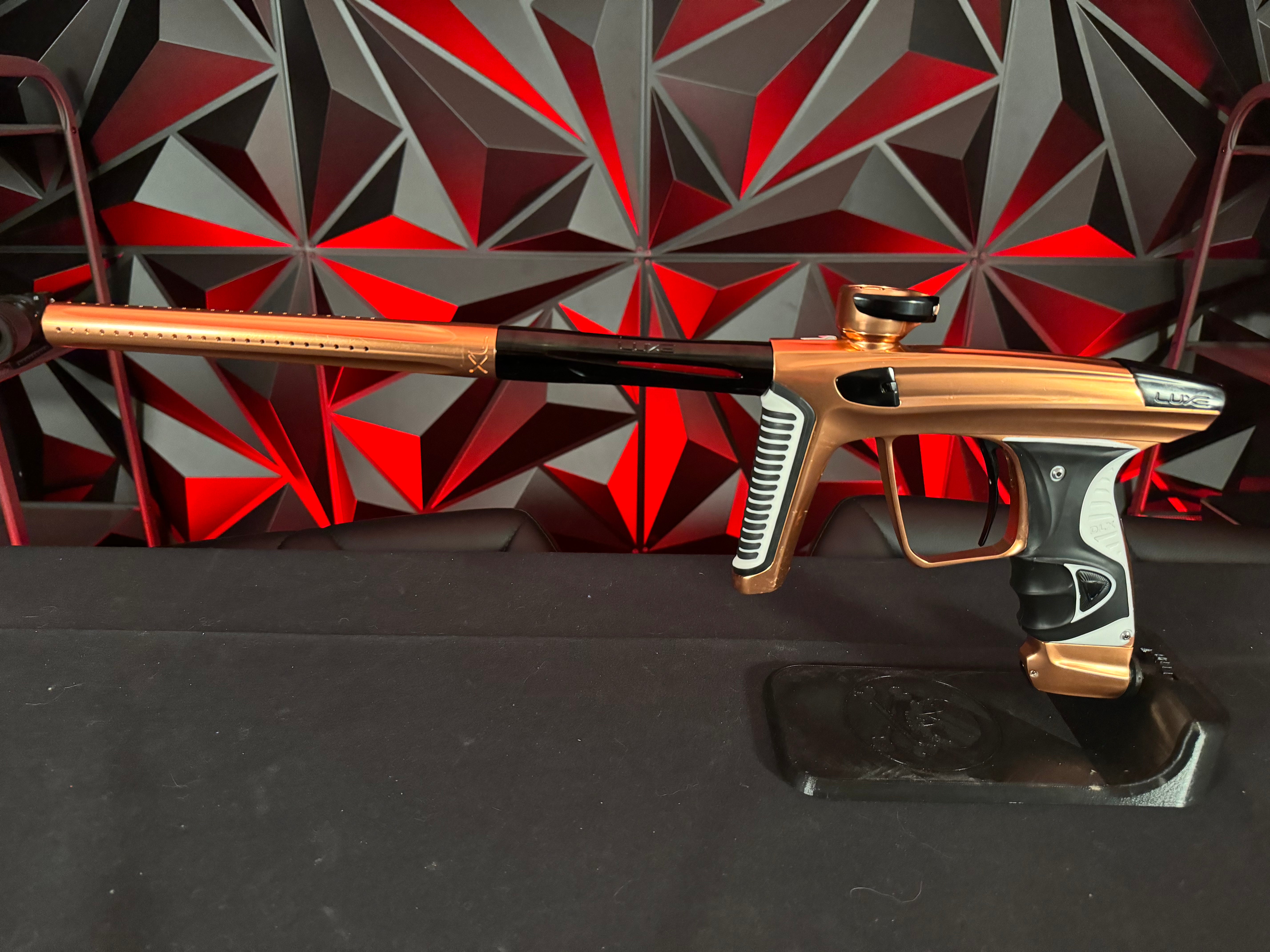 Used DLX Luxe X Paintball Gun - Copper