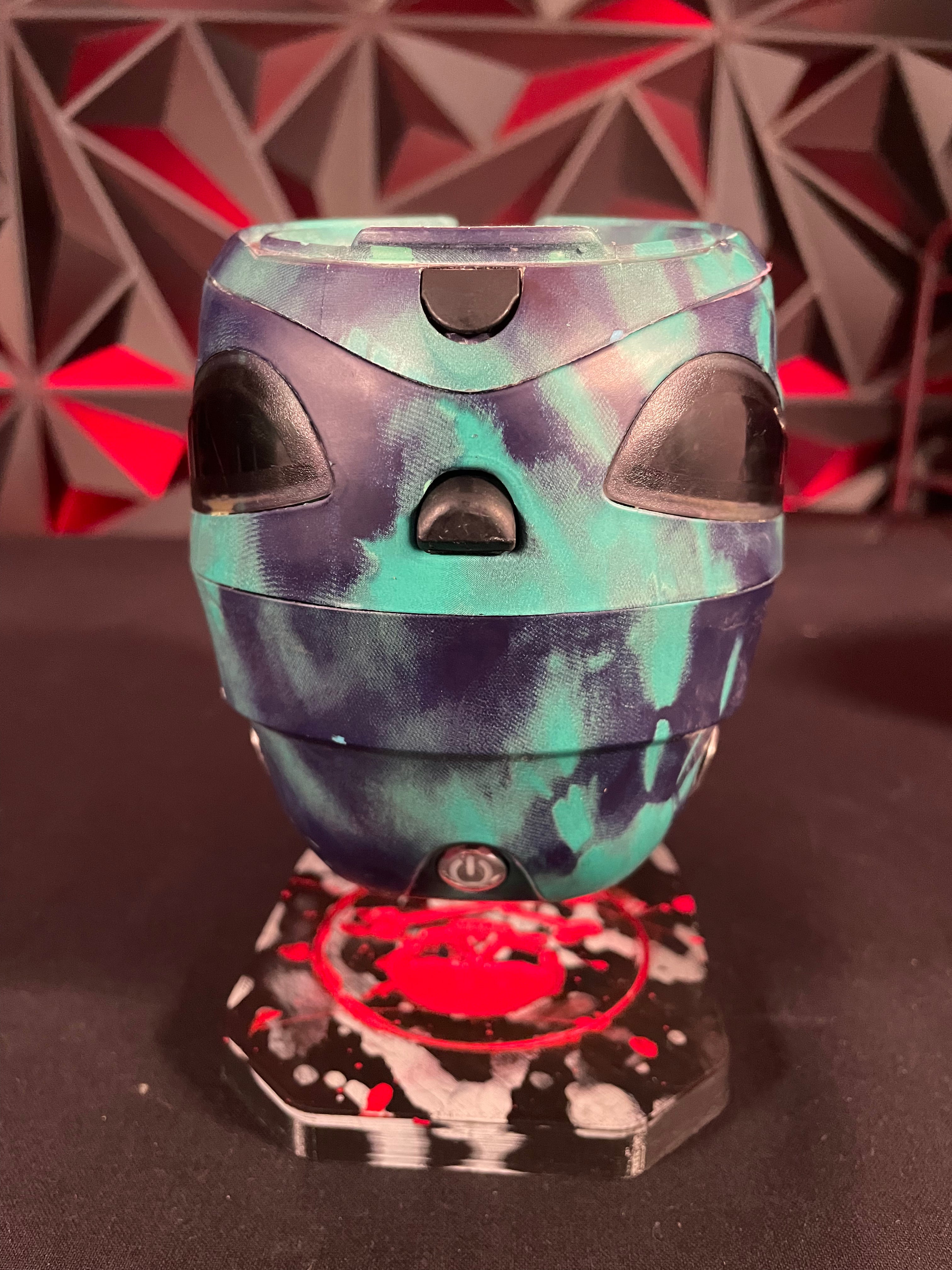 Used Dye Rotor Paintball Loader - Teal/Purple Swirl w/ Speed Feed