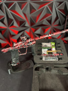 Used Planet Eclipse LV1 Paintball Gun - Red/Black/Silver Splash