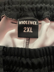 Used Jogger Paintball Pants "Violence" - Black - 2XL
