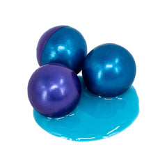 Valken Redemption PRO 0.68 Cal Paintballs - 2000 Count Metallic Blue/Purple Shell - Blue Fill