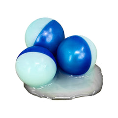 Valken Custom Two-Tone 0.68 Cal Paintballs Blue/White Shell - White Fill