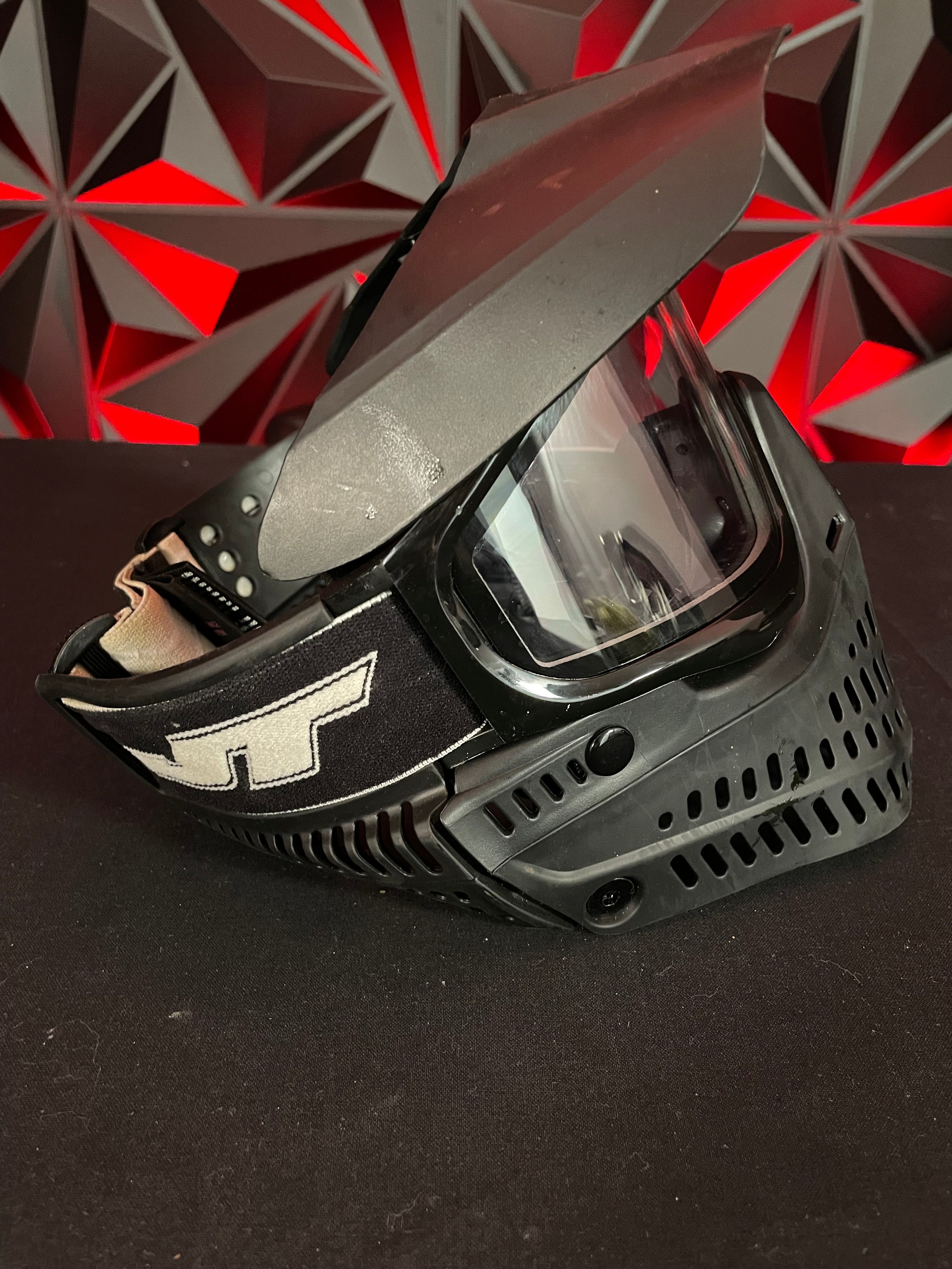 Used JT Proflex Paintball Mask - Black w/ Visor
