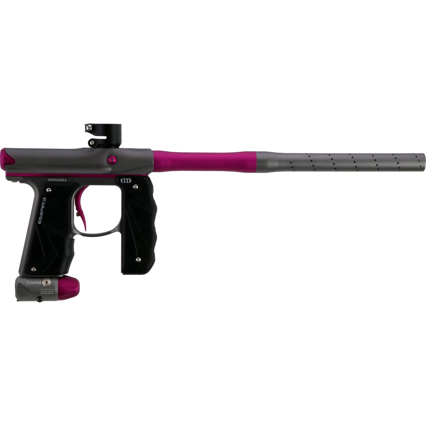 Empire Paintball Mini GS Marker w/ 2 Piece Barrel - Dust Gray/Dust Pink