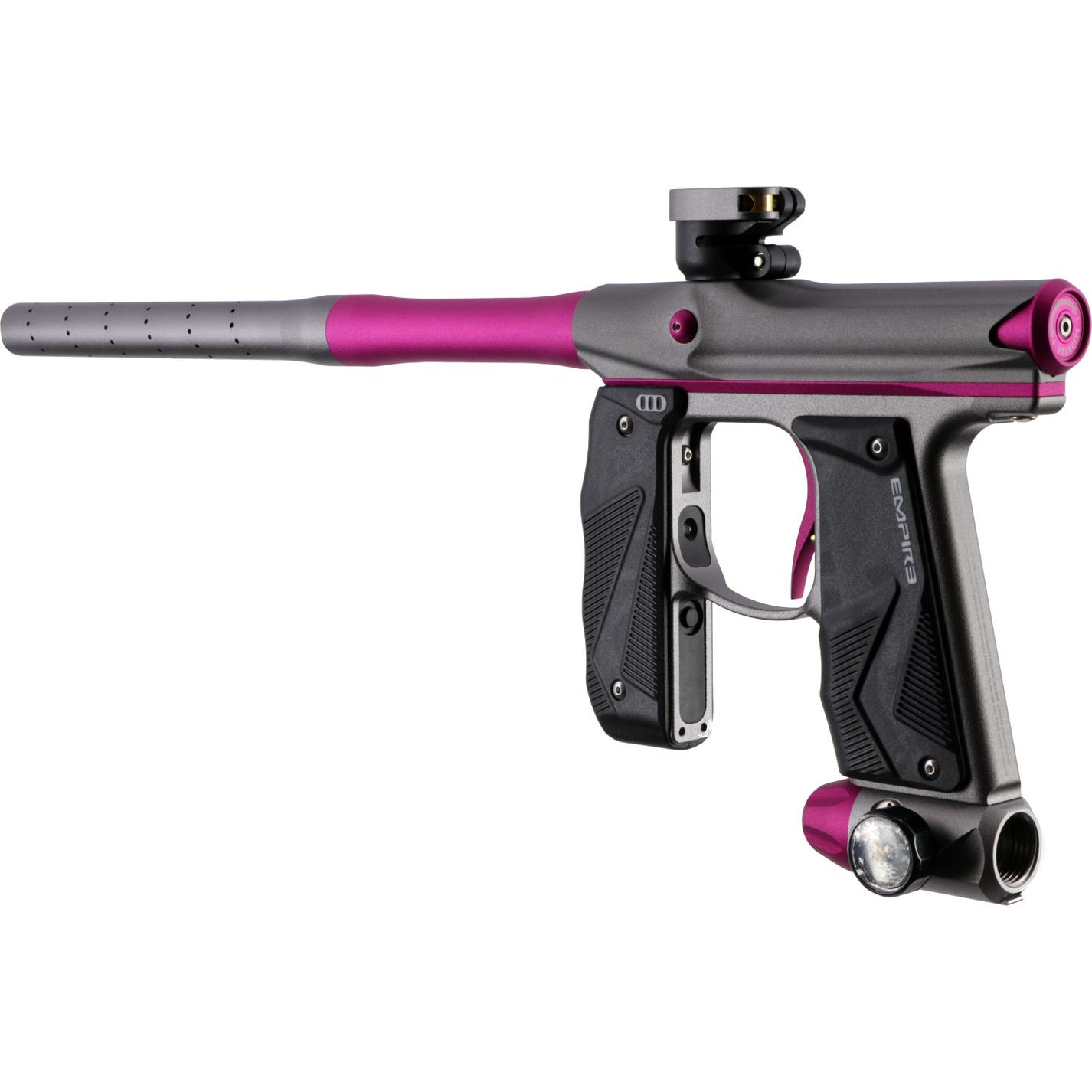 Empire Paintball Mini GS Marker w/ 2 Piece Barrel - Dust Gray/Dust Pink