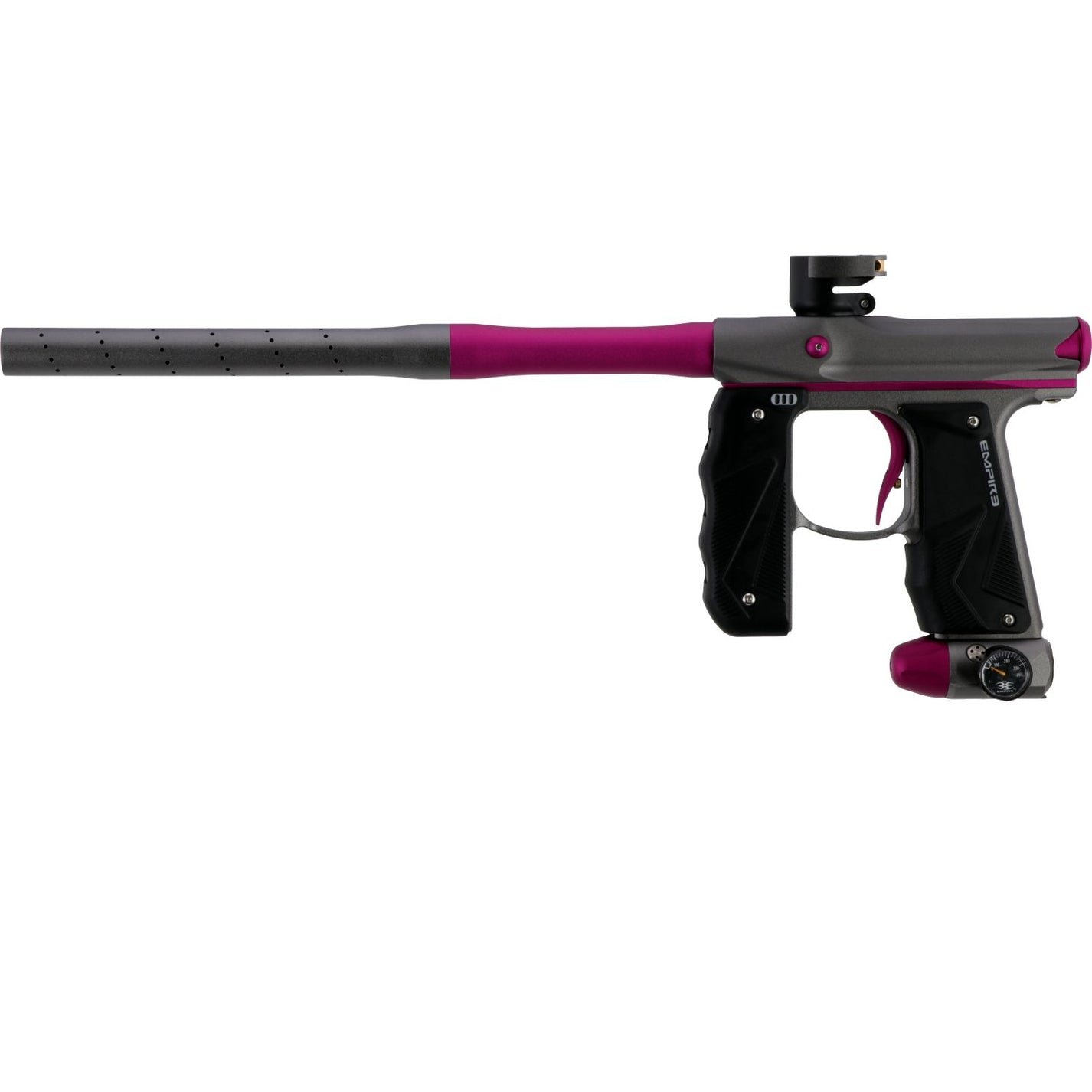 Empire Paintball Mini GS Marker w/ 2 Piece Barrel - Dust Gray/Dust Pink