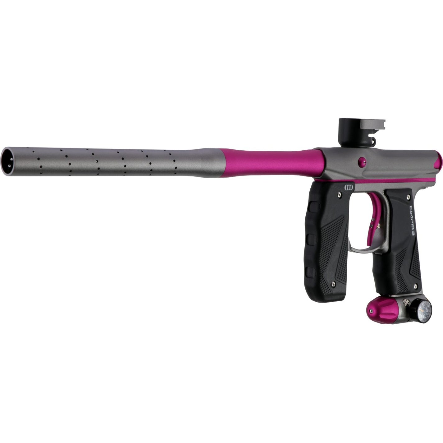 Empire Paintball Mini GS Marker w/ 2 Piece Barrel - Dust Gray/Dust Pink