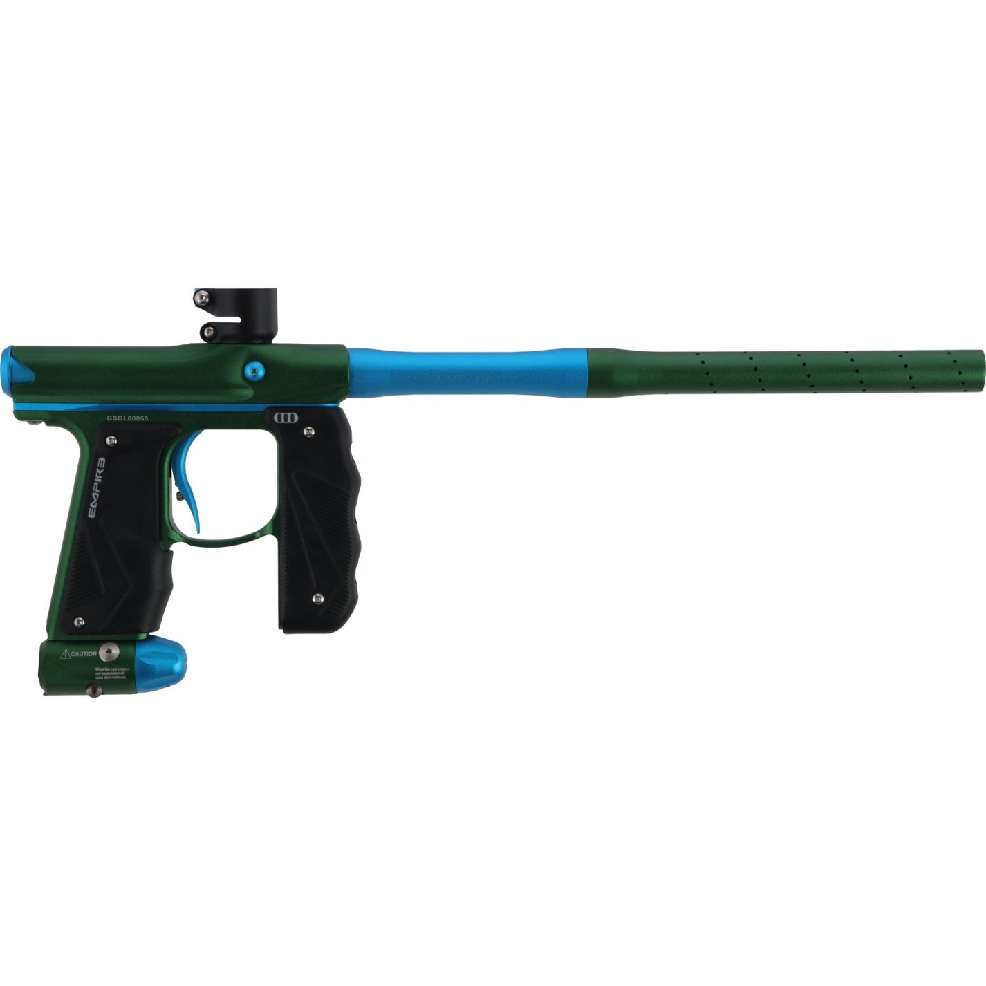 Empire Paintball Mini GS Marker w/ 2 Piece Barrel - Dust Green/Dust Aqua