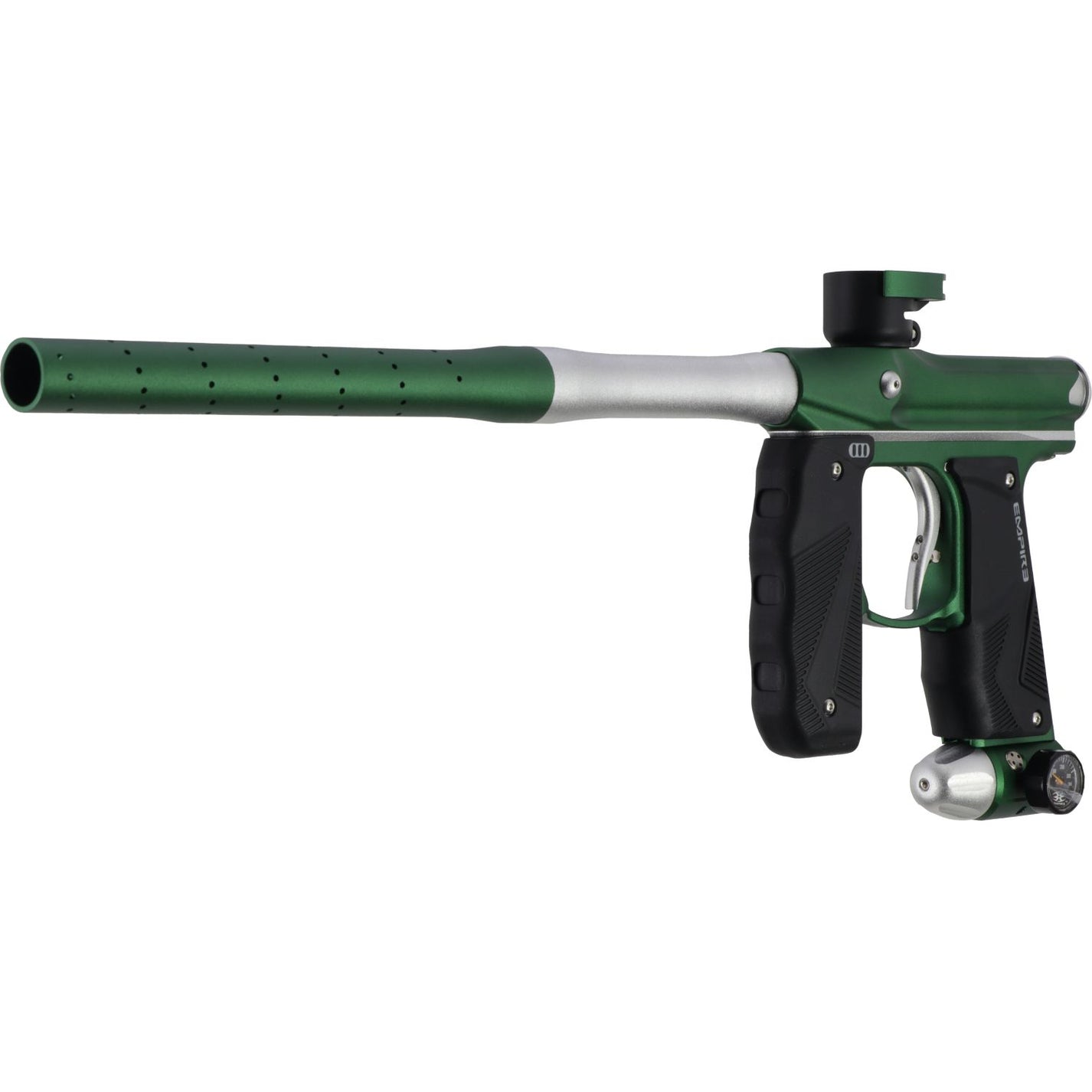 Empire Paintball Mini GS Marker w/ 2 Piece Barrel - Dust Green/Dust Silver