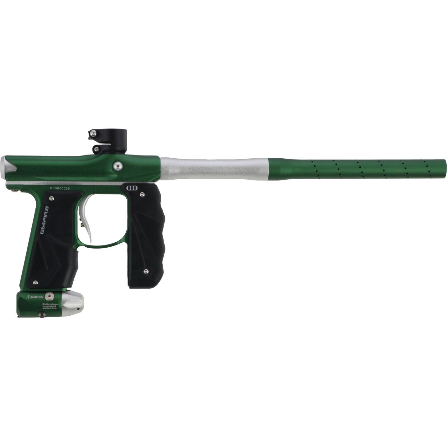 Empire Paintball Mini GS Marker w/ 2 Piece Barrel - Dust Green/Dust Silver