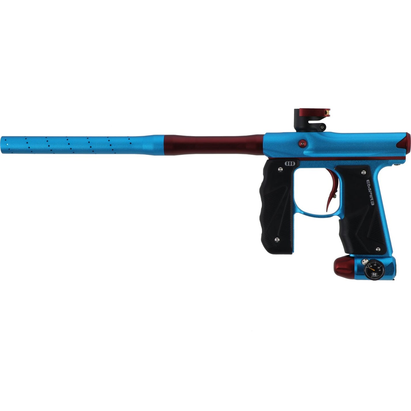 Empire Paintball Mini GS Marker w/ 2 Piece Barrel - Dust Aqua/Dust Red