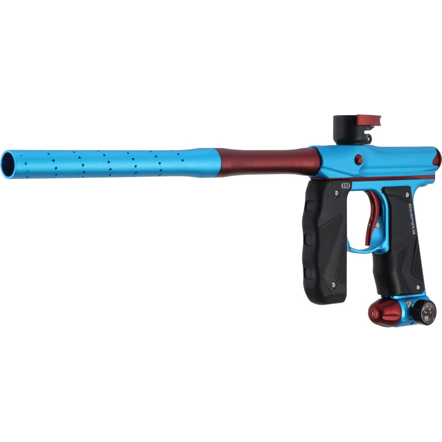 Empire Paintball Mini GS Marker w/ 2 Piece Barrel - Dust Aqua/Dust Red