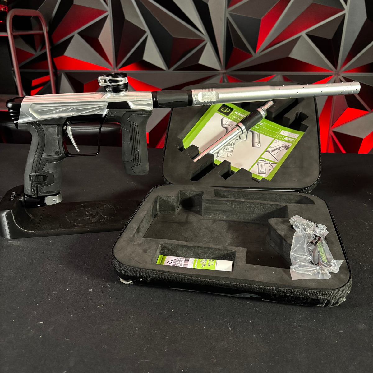 Used Planet Eclipse CS2 Project G Paintball Gun - Silver/ Black