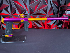 Used Planet Eclipse Gtek 170r Paintball Gun - Purple/Orange w/Infamous Deuce Trigger