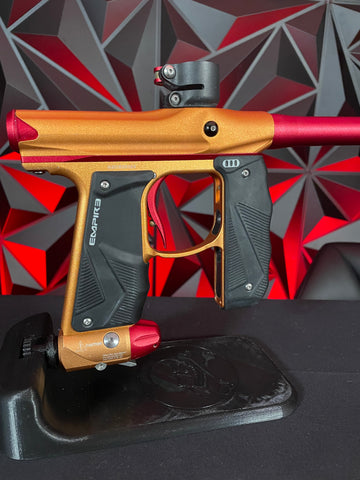 Used Empire Mini GS Paintball Gun - Dust Orange / Dust Red