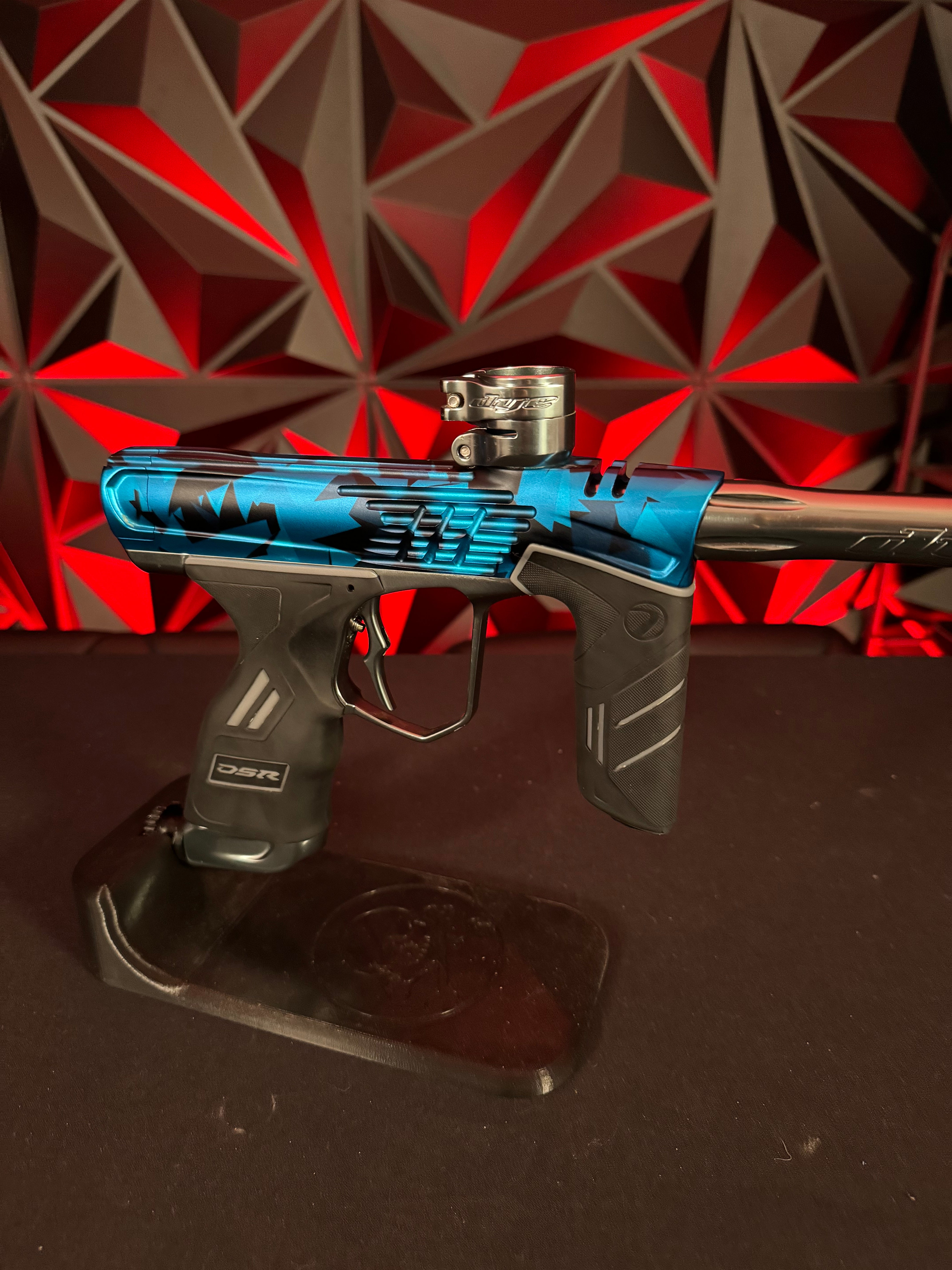 Used Dye DSR+ Paintball Marker - ICON Shattered