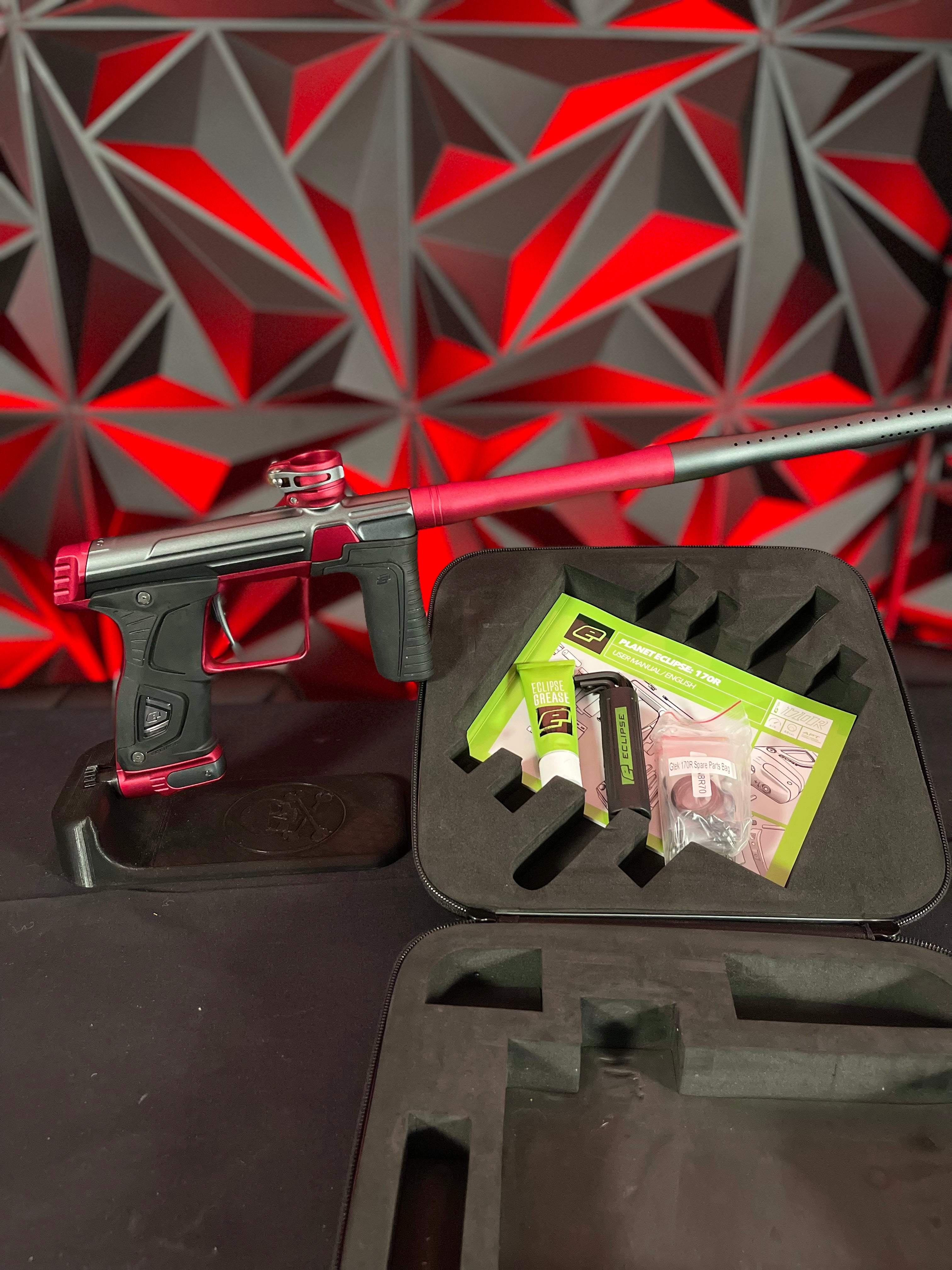 Used Eclipse 170R Paintball Gun Grey / Red Punishers Paintball