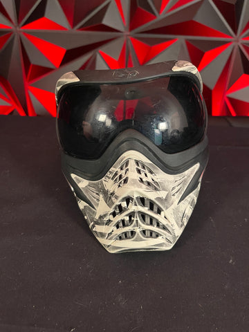 Used V-Force Grill Paintball Mask - White/Black