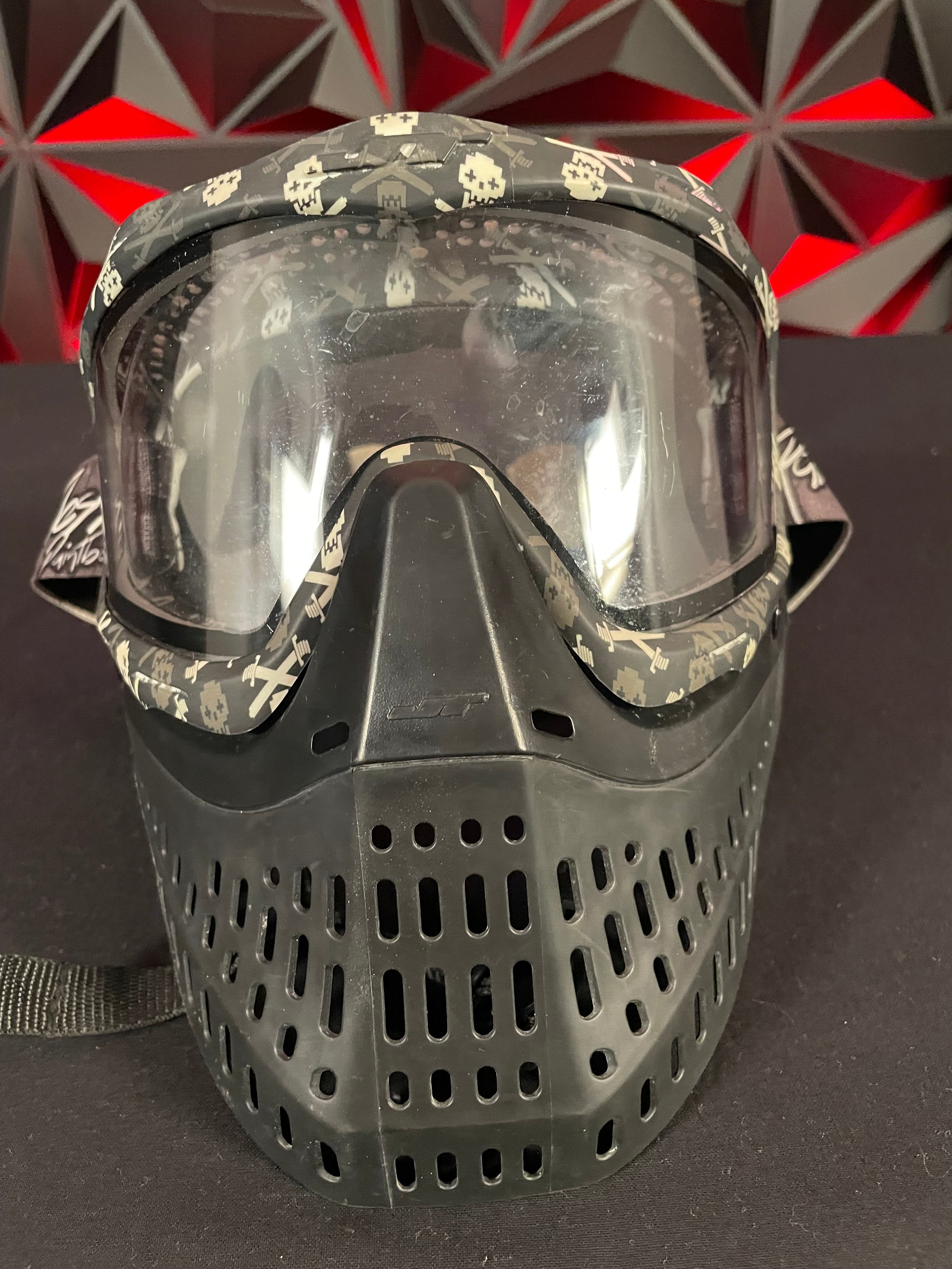 Used JT Proflex Paintball Mask - LE Mutiny Goggles w/Black Skirt