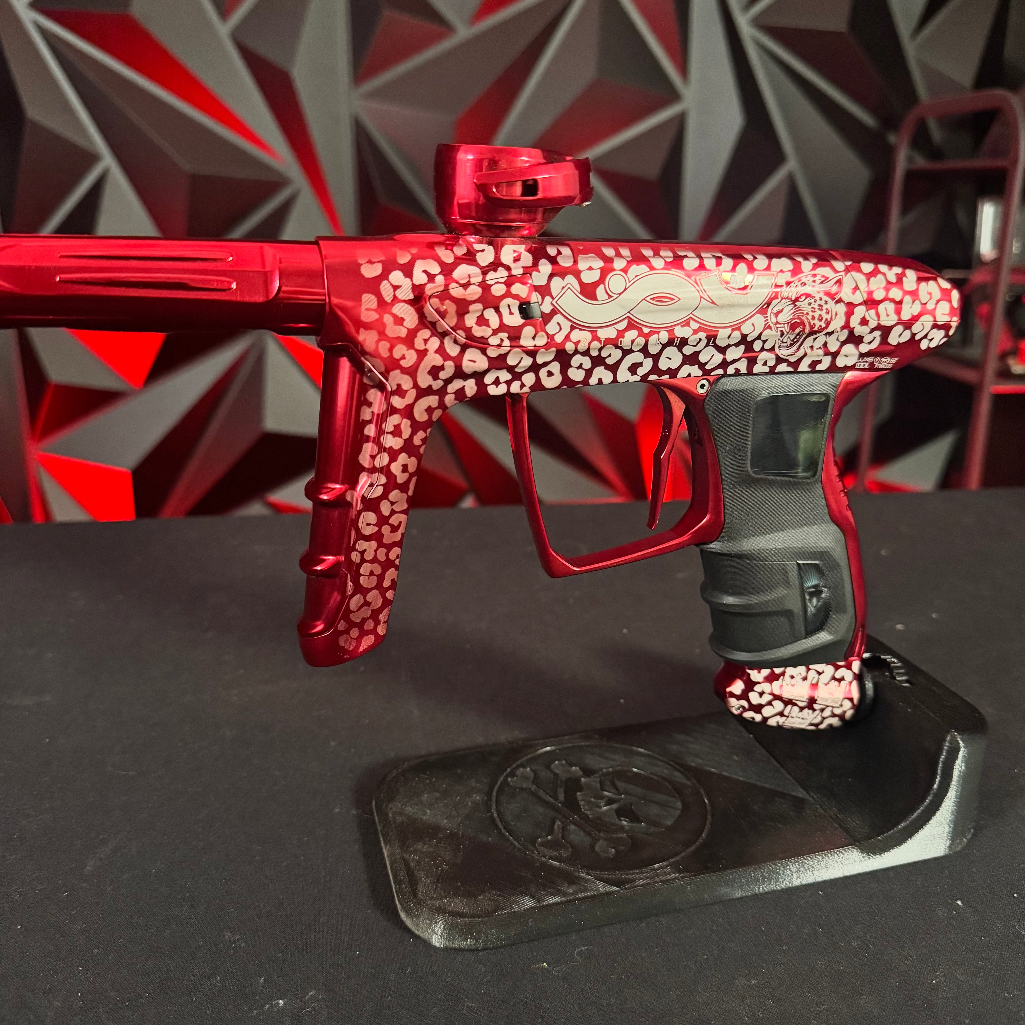 Used DLX Luxe IDOL Paintball Gun - Polished Red Joy Division