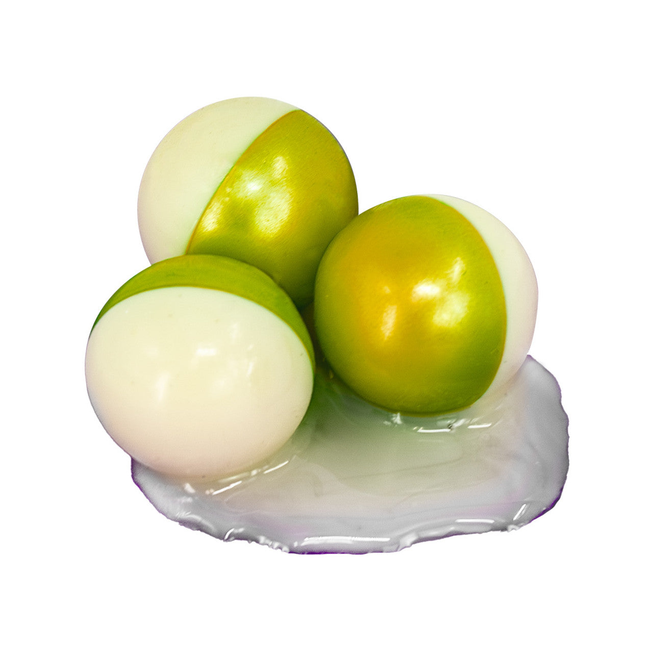 Valken Custom Two-Tone 0.68 Cal Paintballs Yellow/White Shell - White Fill