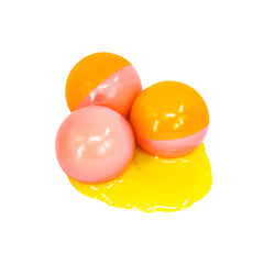 Valken Custom Two-Tone 0.68 Cal Paintballs Orange/Pink Shell - Yellow Fill