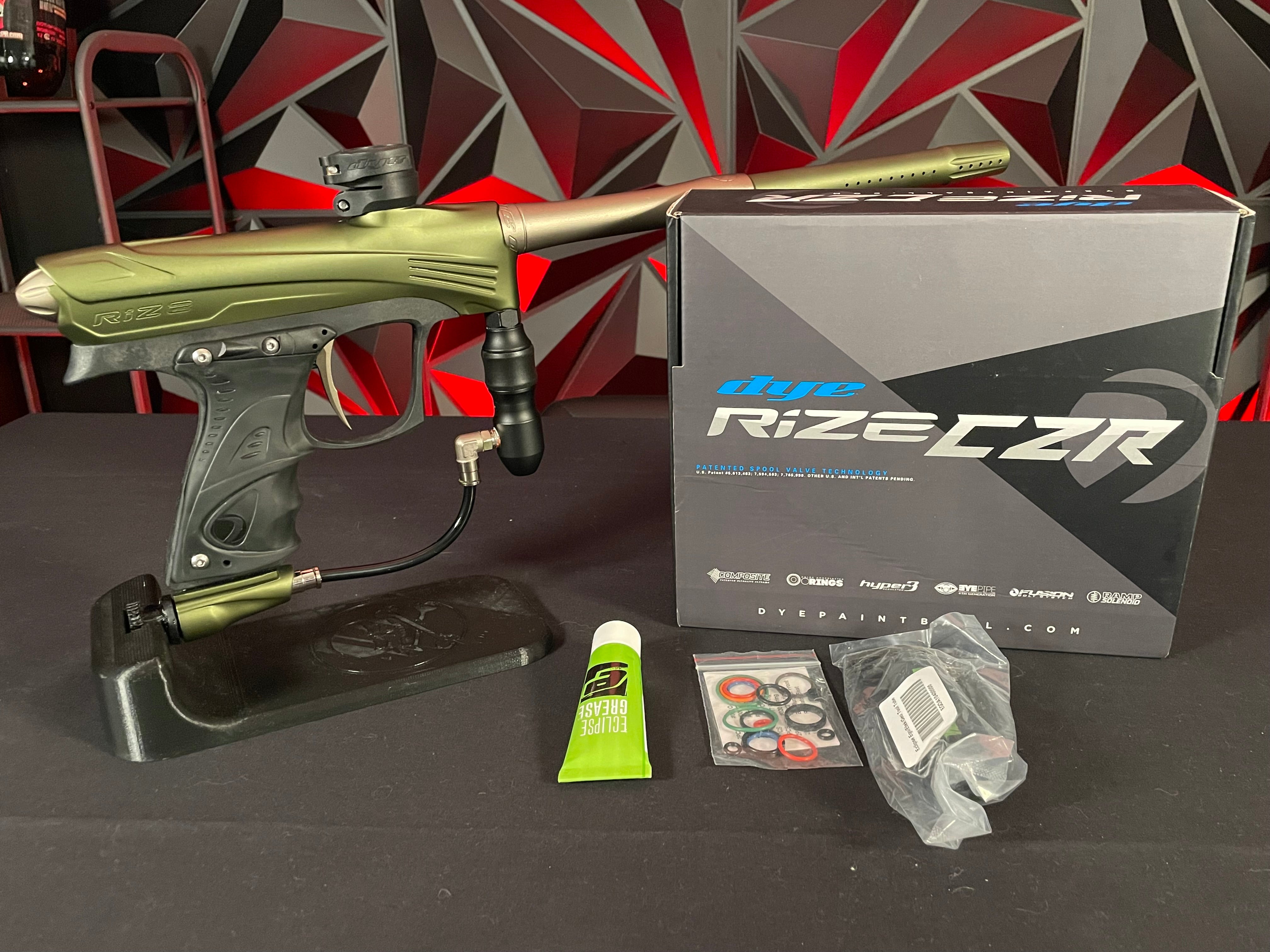 Used Dye CZR Paintball Marker- Olive/Tan