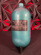 Used HK Army "Aero Lite" Extra Lite 80/4500 Paintball Tank - Teal/Pink *BOTTLE ONLY* w/Infamous Tank Case