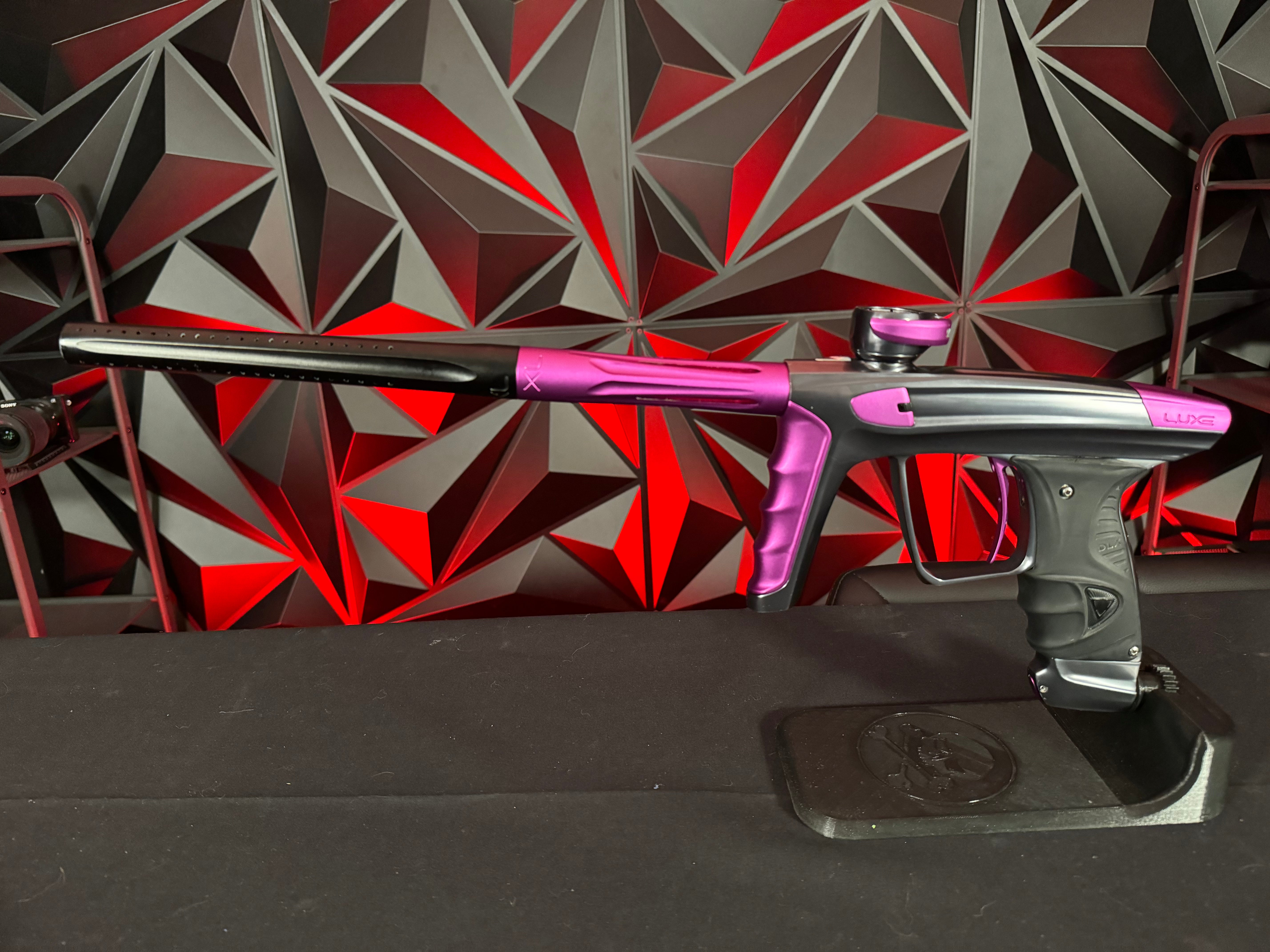Used DLX Luxe X Paintball Gun - Pewter/Purple
