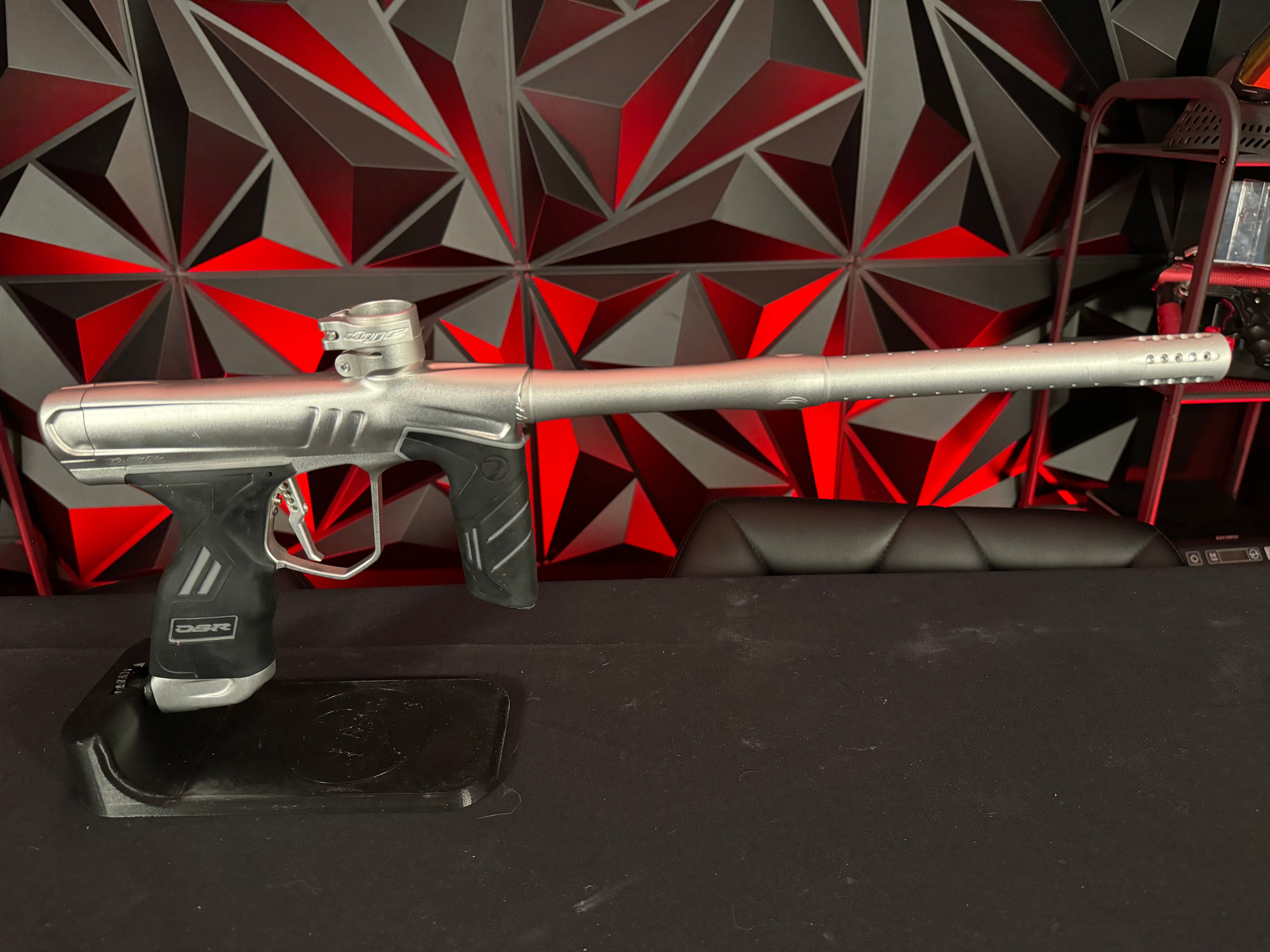 Used Dye DSR+ Paintball Gun - Dust Silver