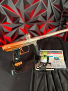 Used Shocker Amp Paintball Gun - Orange/Tan Fade w/Splash Barrel