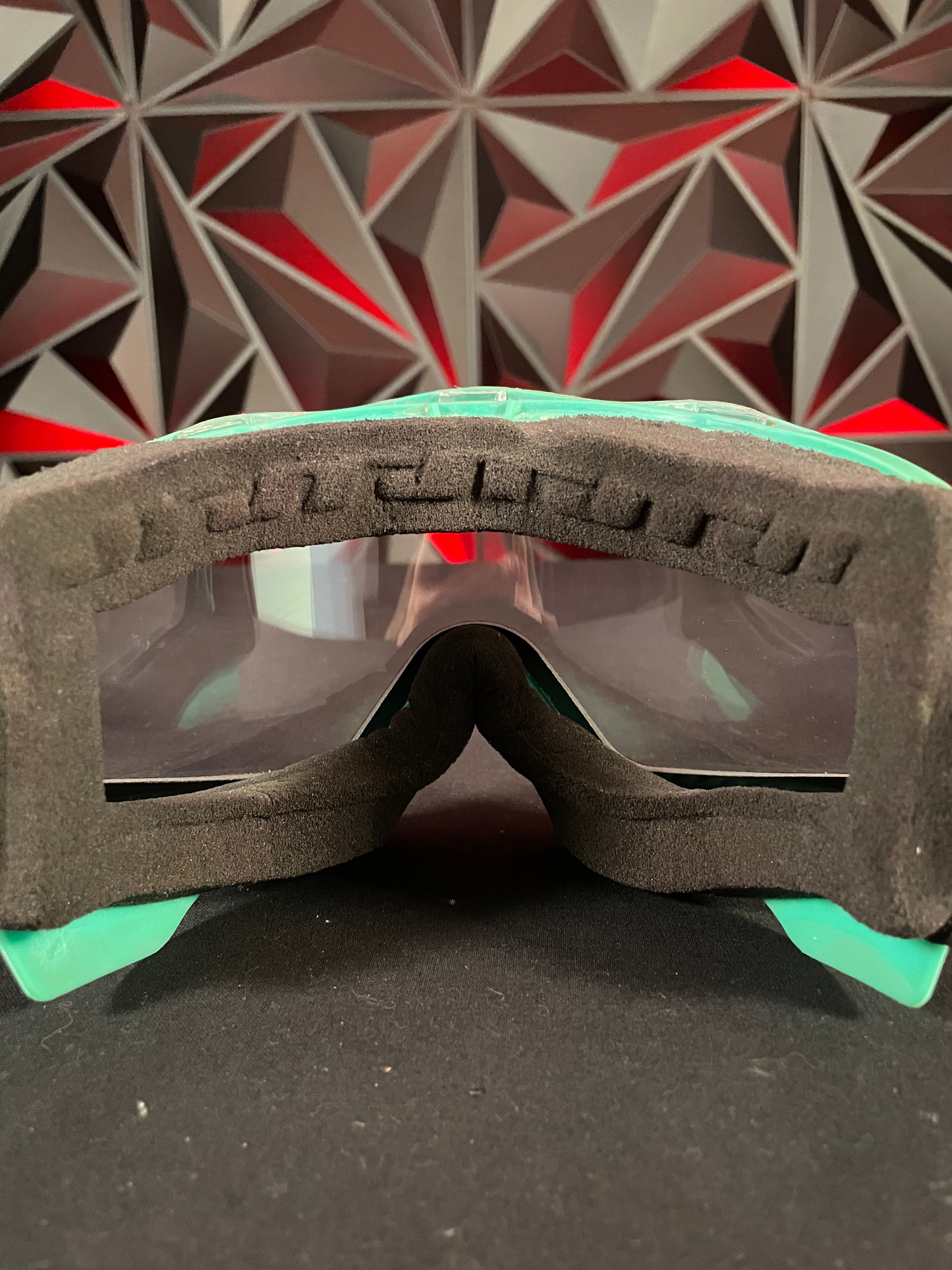 Used JT Proflex Paintball Mask Frame - Teal w/ Clear Lens