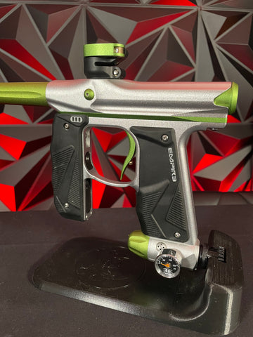 Used Empire Mini GS Paintball Marker - Silver/Green