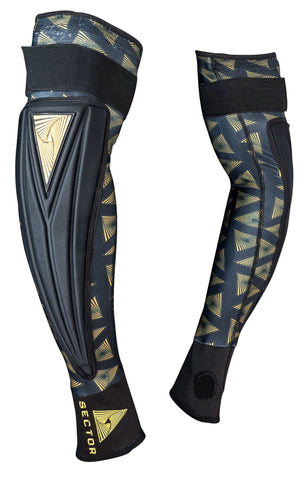 Sector Pro Arm Guards - Black/Gold