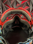 Used Push Unite Paintball Mask - Black Camo/Red Accents w/Hard Case