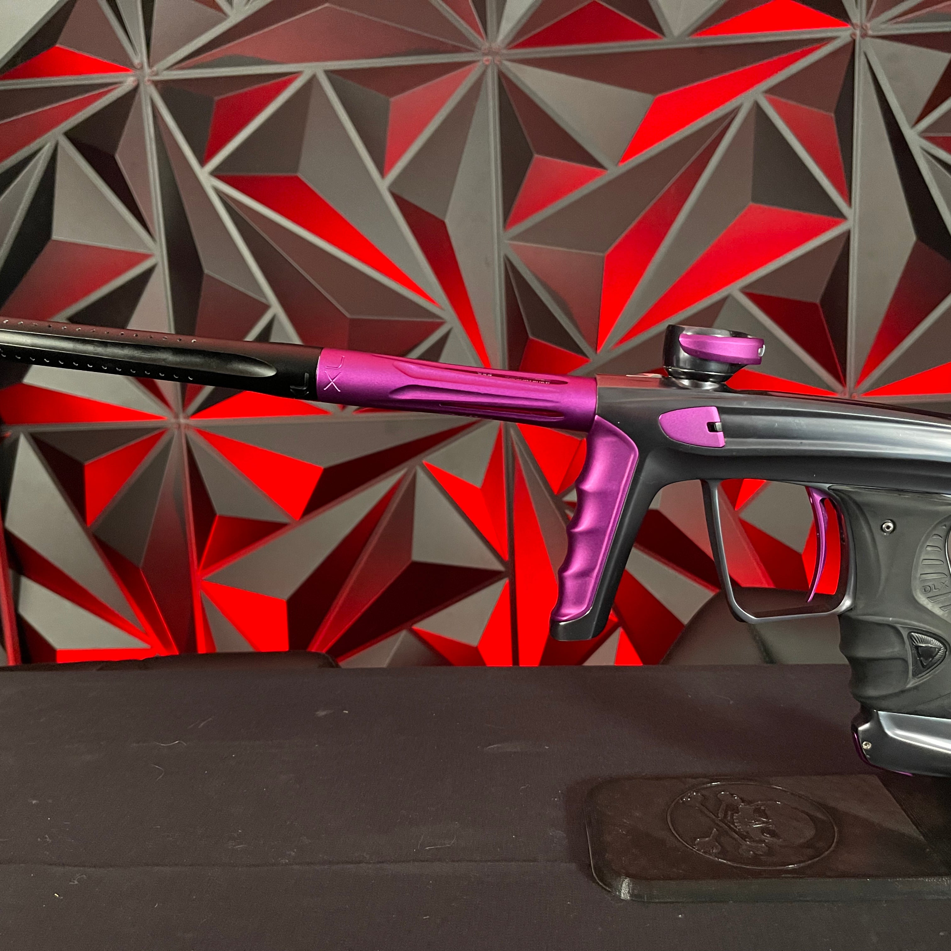 Used DLX Luxe X Paintball Gun - Pewter / Purple
