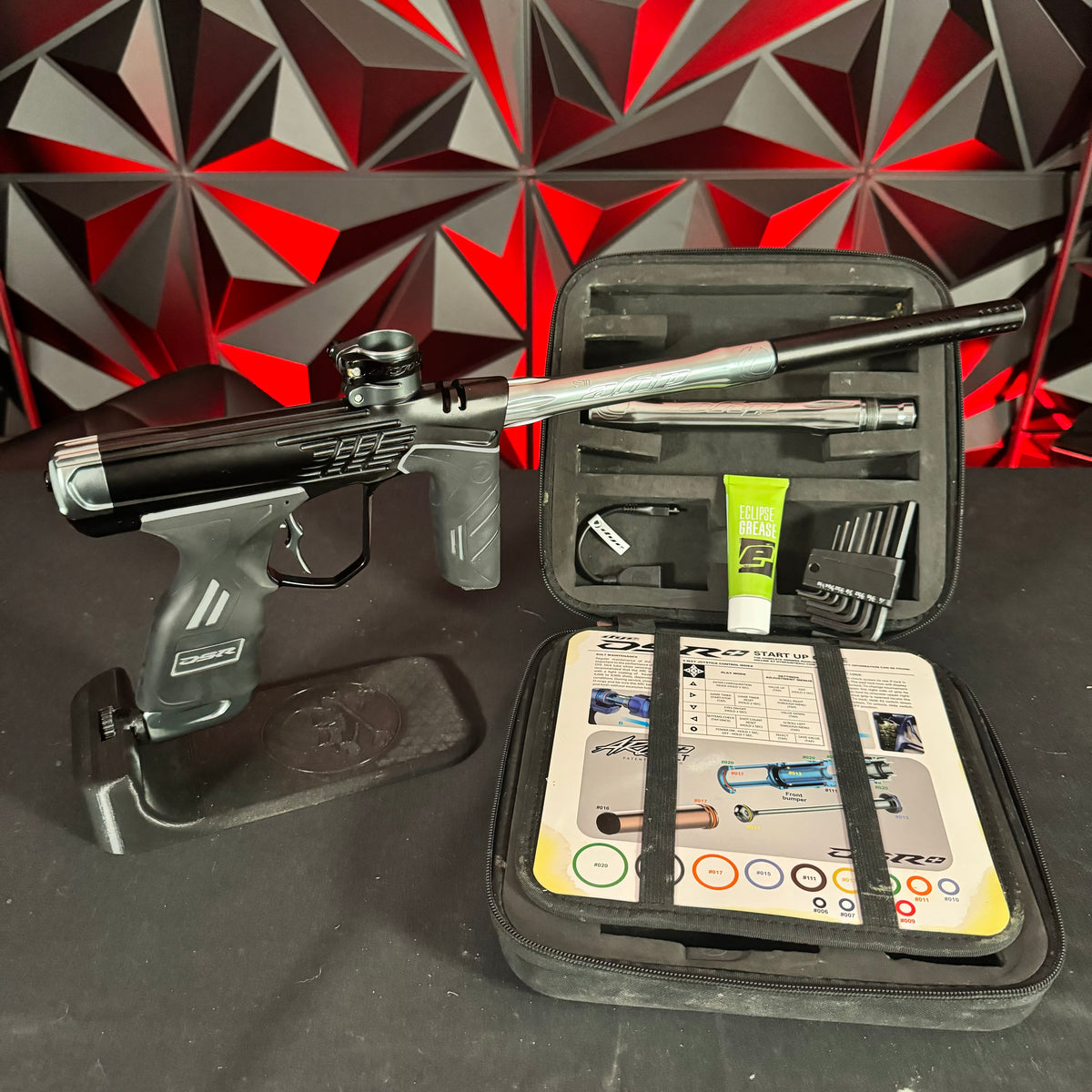 Used Dye DSR+ Paintball Gun - ICON Nightshade Black/Grey