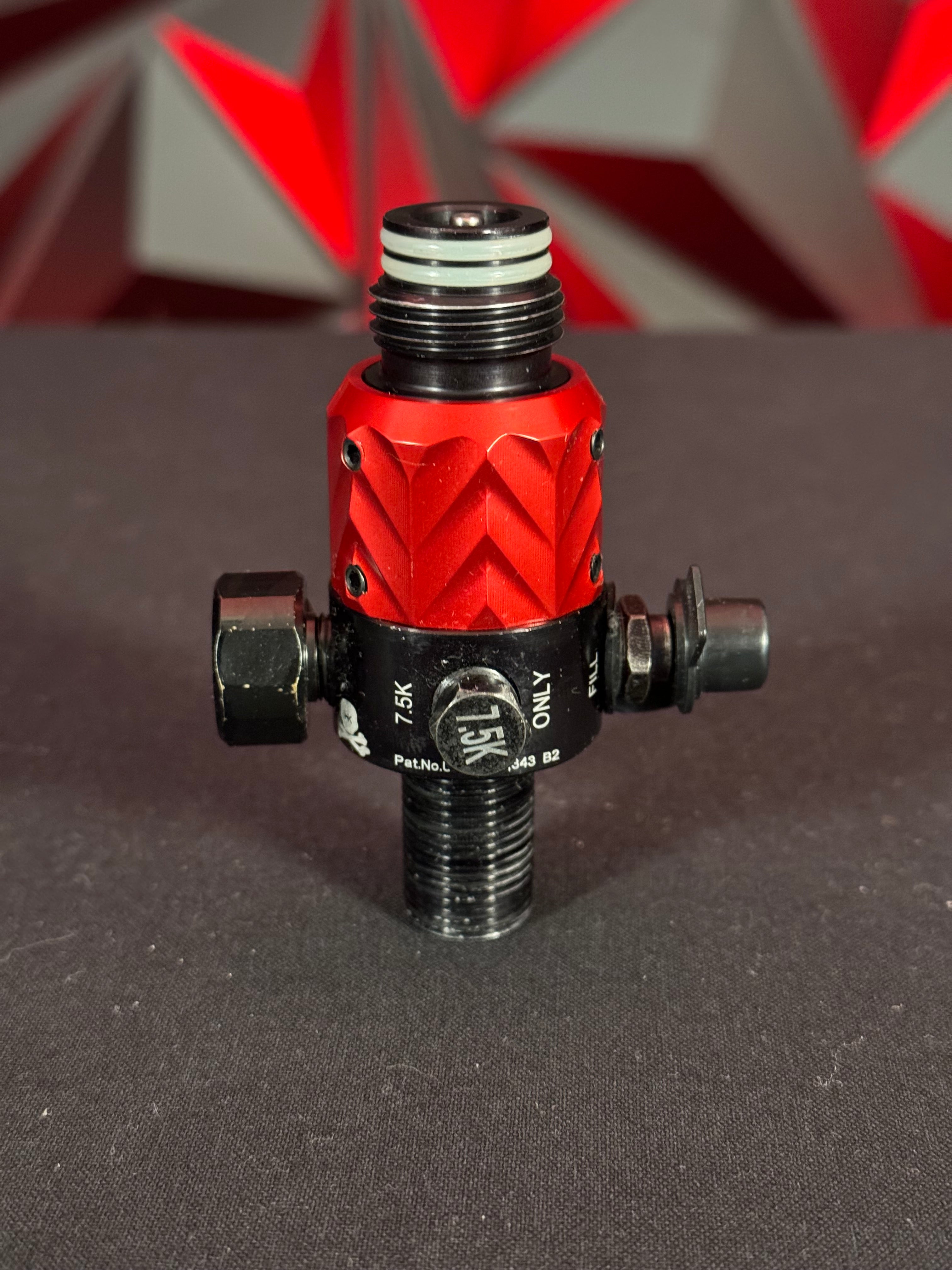 Used HK Army Aerolite Elite Pro Fossil Regulator - Red w/ HK Army Reg Case