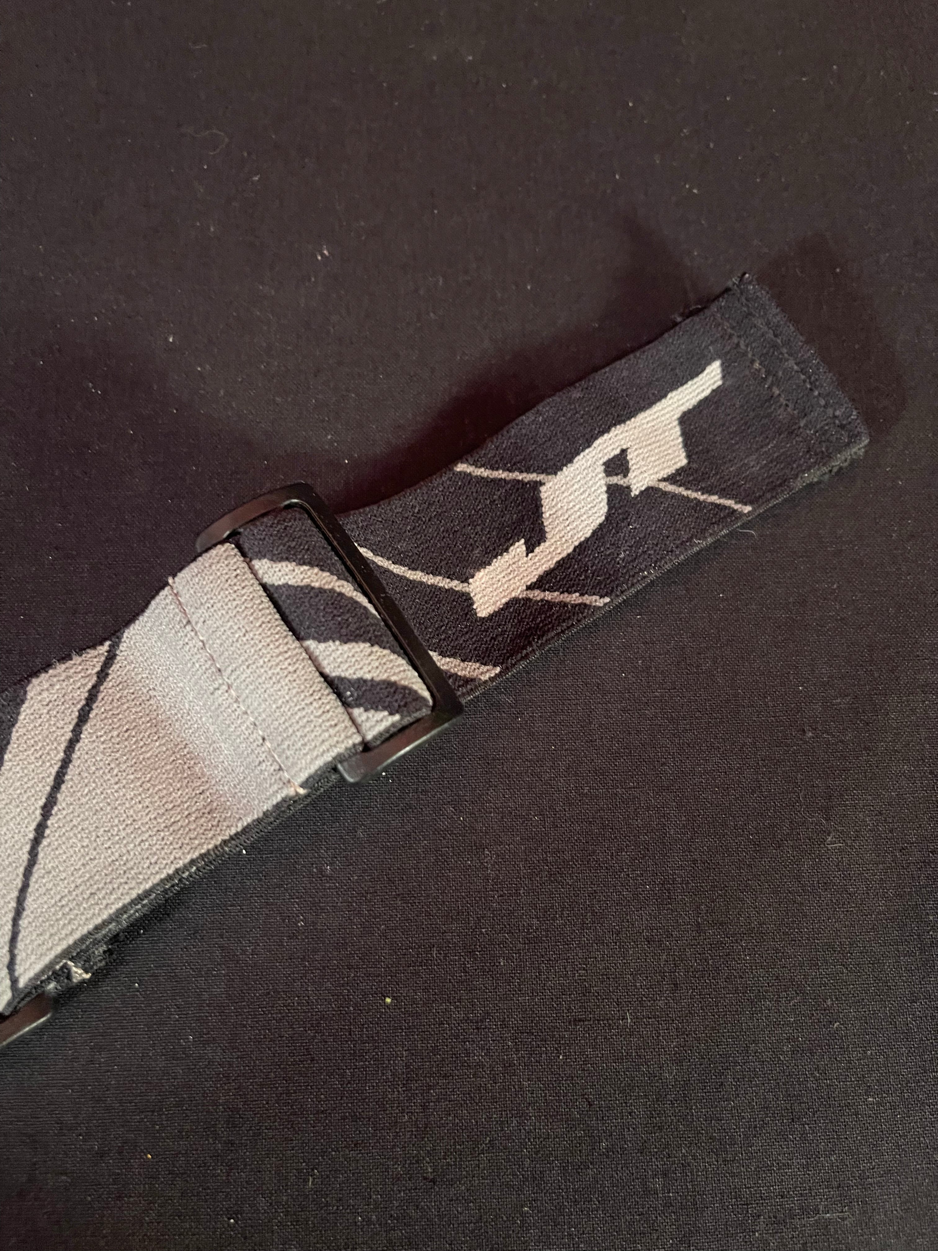 Used JT Goggle Strap - Grey/Black